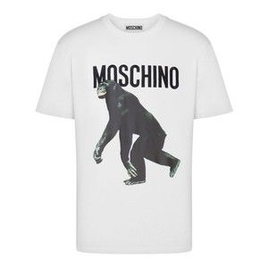Moschino White Cotton Jersey T-Shirt - NWT